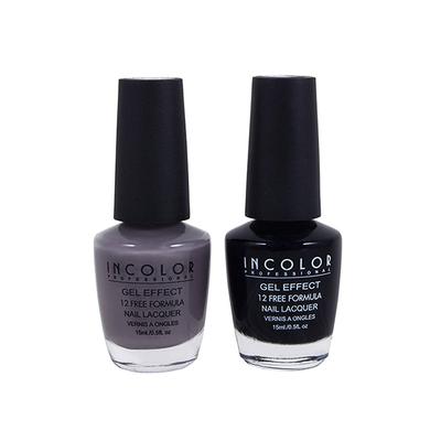 Incolor Gel Effect Matte Nail Polish Combo 04 (23+18) Pack Of 02 15 Ml - Nail Polish