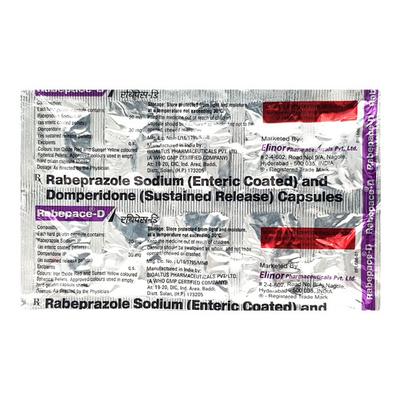 RABEPACE D Capsule 10's - Ulcer/Reflux/Flatulence-Aaa