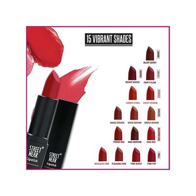 Streetwear Matte Lipstick - Pleasing Pink 4.2 Gm - Lipsticks
