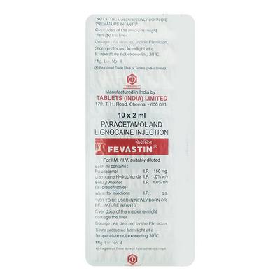 Fevastin Injection 2ml - Fever-Ana