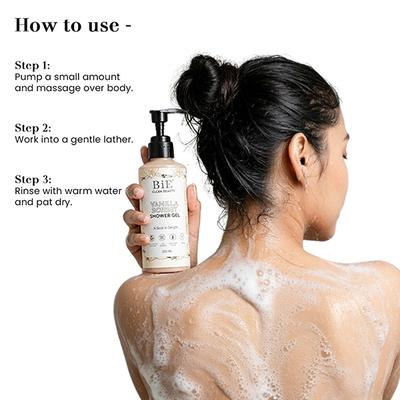 BiE Vanilla Sorbet Shower Gel 200 ml - Shower Gels & Body Wash