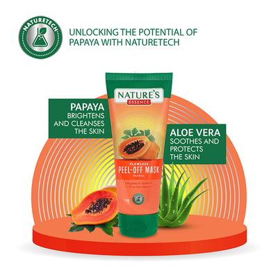 Nature's Essence Flawless Peel off M Papaya 50 gm - Masks & Peels