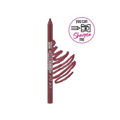 L.A.Girl Shockwave Nude Lip Liner-Rosewood 1.2 gm - Lip Liners