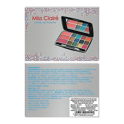Miss Claire Make Up Palette - 9916-2 16.2 Gm - Face Palettes