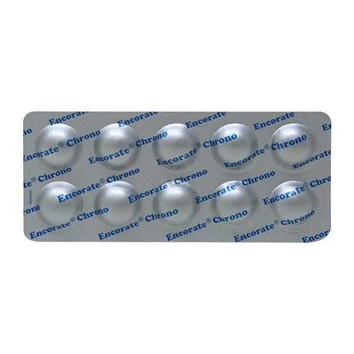 Encorate Chrono 200mg Tablet 10'S - Epilepsy/Convulsion-Ant