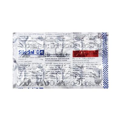 SILODAL D 4 Capsule 10's - Bladder And Prostate Disorders-Dru