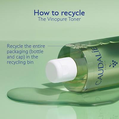 Caudalie Vinopure Purifying Toner 200 ml - Toners