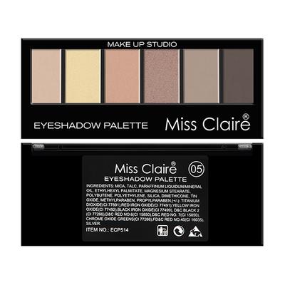 Miss Claire Makeup Studio Eyeshadow Palette - 5 Natural 6 Gm - Eye Shadow Palettes
