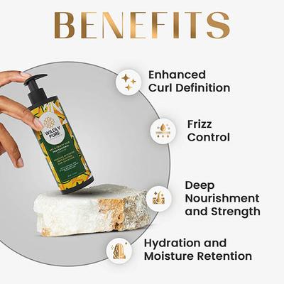 Wildly Pure Free Spirit Curly Shampoo Frizz Control 60 Percent Aloe Shea Butter Hibiscus Toxin 20 300 ml - Shampoos