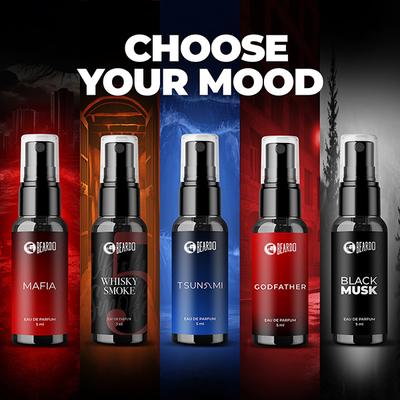 Beardo Perfume Trial Kit Gift Set for Men Long Lasting Fragrances 10 x 5ml Eau De Parfume 1's - Men Perfumes (Edt/Edp)