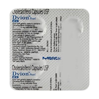 Dvion Pearl 60K Capsule 4'S - Supplements-Vit