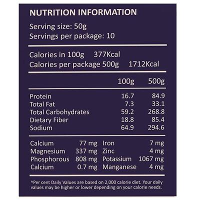 Nourish You Black Quinoa Seeds 500 gm - Nutritional Bars