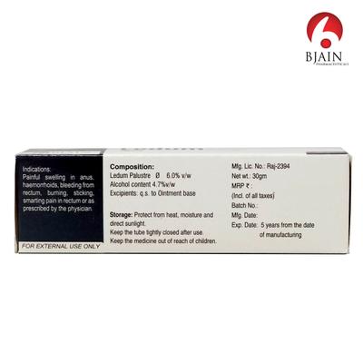 Bjain Ledum Ointment 30 gm - Personal Care(Homeopathy)