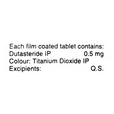 Duman 0.5mg Tablet 10'S - Bladder And Prostate Disorders-Dru