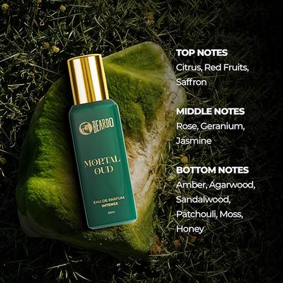 Beardo Three Worlds Of Oud Luxury Perfume Giftset Devil'S Oud Mortal Oud Divine Oud 20 Ml X 3 1's - Men Perfumes (Edt/Edp)