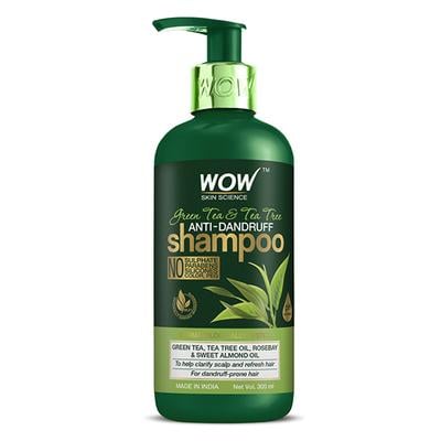 Wow Life Science Green Tea Tree Shampoo 300 ml - Shampoos