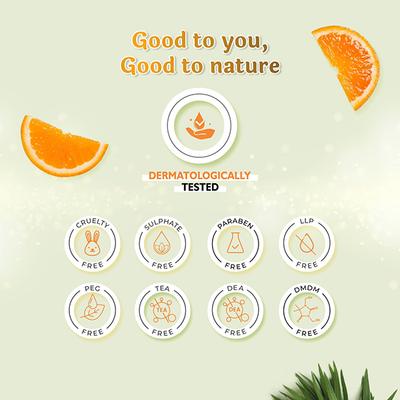 The Beauty Sailor Radiant Vitamin C Face Wash Thorough Cleansing Even Tones and Moisturizes 100 gm - Scrubs & Exfoliants