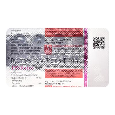 PRO RETRO Tablet 10's - Hormonal Therapy-Oes