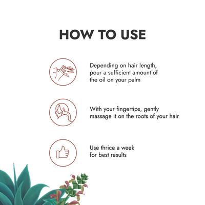 Kapiva Hair Rituals Tulsi Anti Hairfall Oil 200 ml - Hair Oils