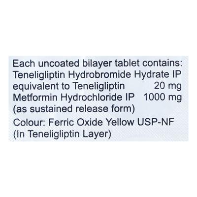 TENGINOW M 1000 Tablet 15's - Diabetes-Ant