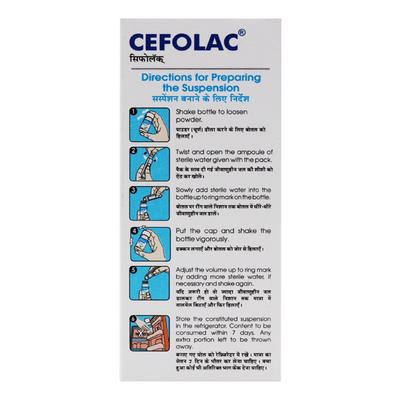 Cefolac Oral Suspension 30ml - Bacterial Infections-Cep
