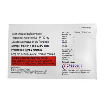 Prolol 10mg Tablet 10'S - Hypertension-Bet