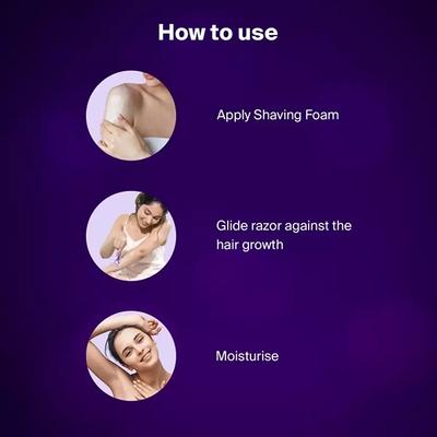Bombae Hair Removal Razor for Women 5's - Razors & Cartridges