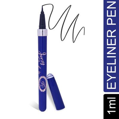 Fashion Colour Fc Jersy Girl Ultra Black Innovated Ball Tip Eyeliner Pen 1ml - Eyeliners