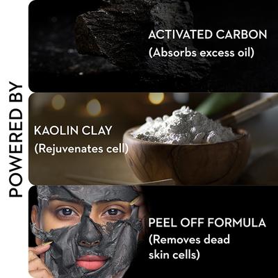 SUGAR Cosmetics Power Clay Peel Of Mask 50 gm - Masks & Peels