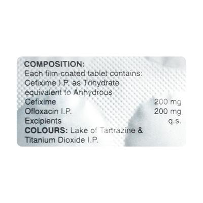 Milixim O Tablet 10'S - Bacterial Infections-Cep