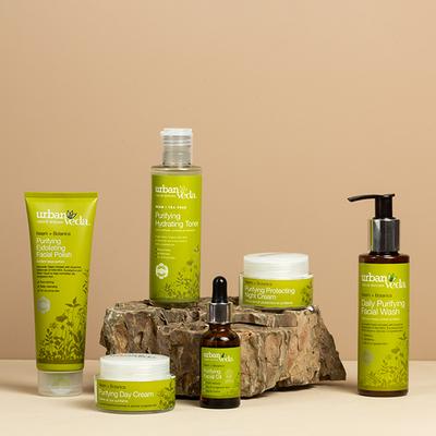 Urban Veda Purifying Exfoliating Facial Polish Neem and Tea Tree 125 ml - Face Scrubs