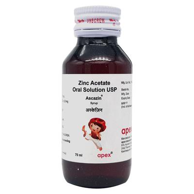 Ascazin Syrup 70ml - Supplements-Vam