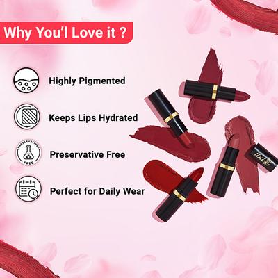 Iba Pure Lips Moisture Rich Lipstick A68 Mystery Red 4 gm - Lipsticks