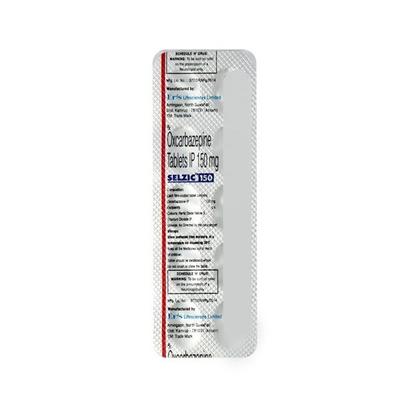 Selzic 150mg Tablet 10'S - Epilepsy/Convulsion-Ant