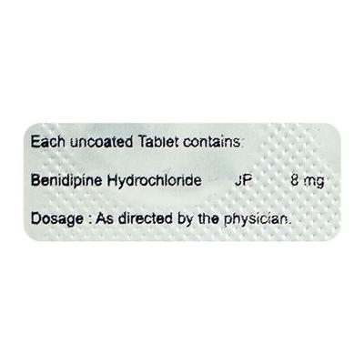 BENISTAR 8mg Tablet 10's - Hypertension-Cal
