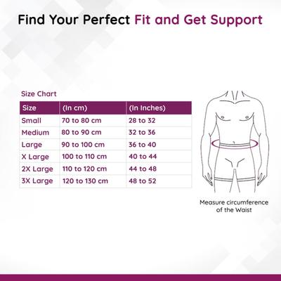 Flamingo Abdominal Belt Post Pregnancy (OC2520) (L) 1's - Back/Abdomen Supports