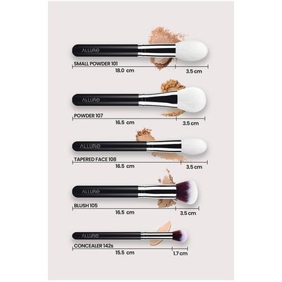 Allure Professional Makeup Brush (Set of 05) (Face Brushes SGKF-05) 1's - Face Brush