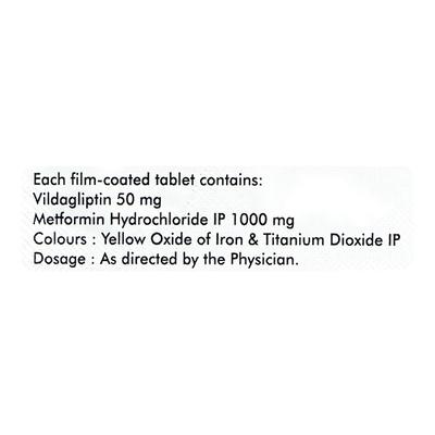 VILPOWER M 1000mg Tablet 10's - Diabetes-Ant
