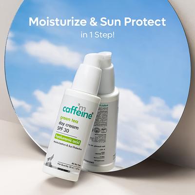 Mcaffeine Green Tea Day Cream Spf 30 With Hyaluronic Acid 50 ml - Face Sunscreen