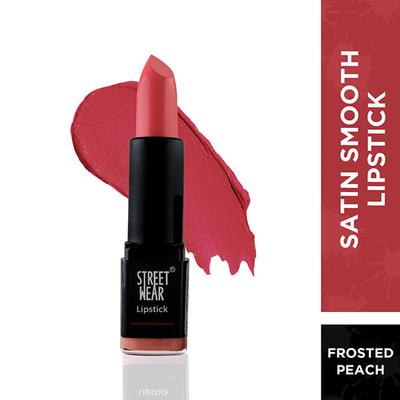 Streetwear Satin Smooth Lipstick - Frosted Peach 4.2 Gm - Lipsticks
