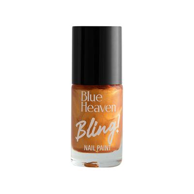 Blue Heaven Bling Nail Paint, Yellow Daisy-41 8 ml - Nail Polish