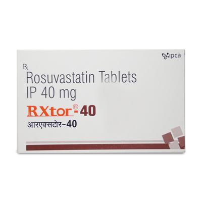 Rxtor 40mg Tablet 10'S - High Cholesterol-Dys