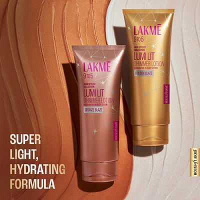 Lakme Lumi Lit Summer Lotion Golden Glaze 100 gm - Face Moisturizers