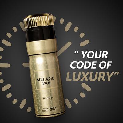 RiiFFS Sillage Oros Body Spray for Men 200 ml - Men Perfumes (Edt/Edp)