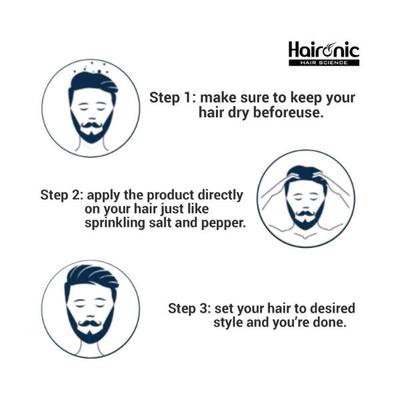 Haironic Hair Volumizing Powder Wax For Men 10 gm - Hair Oils