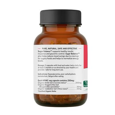 Organic India Sugar-Balance Capsules 60's - Diabetes (Fitness)