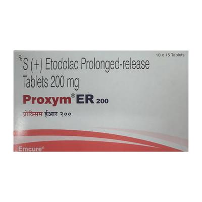 PROXYM ER 200 Tablet 15's - Pain relief-Nsa