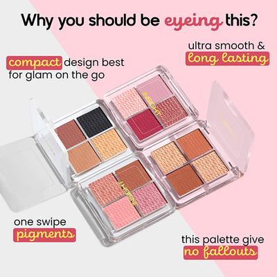 Insight Cosmetics Ready Set Glam Eyeshadow Palette Smokey Whisper 11 gm - Eye Shadow Palettes