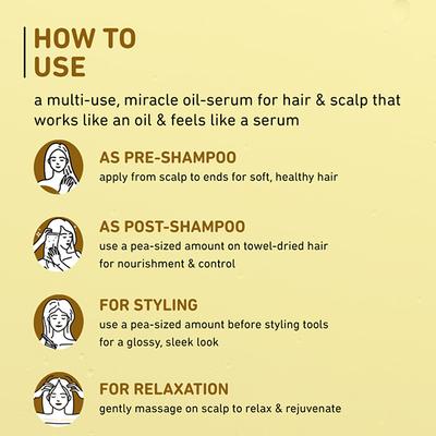 Plum Moroccan Argan Oil Miracle Oil-Serum for Hair & Scalp 100% Vegan 100 ml - Hair Oils