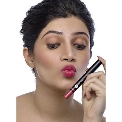 SUGAR Cosmetics Plush Crush Creme Crayon Lipstick - 09 Peach Pixie (Peach Rose) 1.8 gm - Lip Crayons